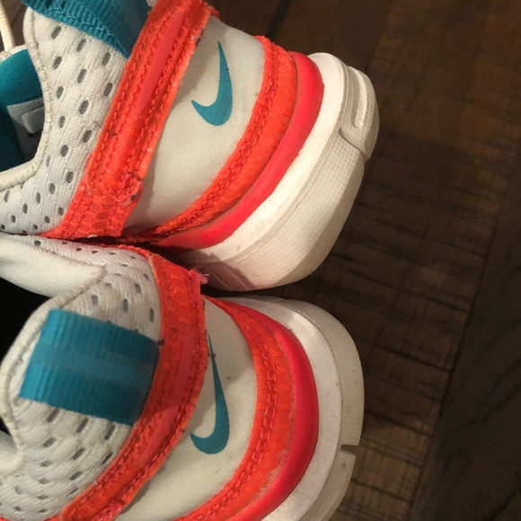 Nike Free bright coral, aqua - Picture 2 of 4